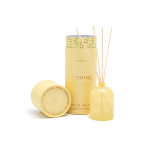 PETITE DIFFUSER 1.5 OZ YELLOW MILKY GLASS PETITE DIFFUSER - MEYER LEMON, 647658023366