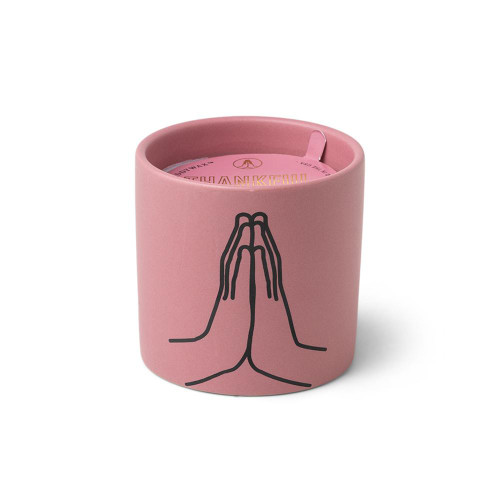 IMPRESSIONS 5.75 MAUVE CERAMIC "THANKFUL FOR YOU" - VIOLET VANILLA, IM0510