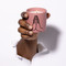 IMPRESSIONS 5.75 MAUVE CERAMIC "THANKFUL FOR YOU" - VIOLET VANILLA, IM0510