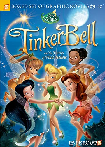 Disney Fairies Graphic Novels Boxed Set: Vol. #9-12 by Paola Mulazzi, Augusto Machetto, Giulia Conti, Emilio Urbano, Elisabetta Melaranci, Andrea Greppi, Gianluca Barone, 9781597074995