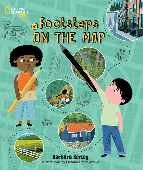 Footsteps on the Map by Barbara Kerley, 9781426373725
