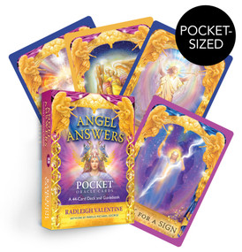 Angel Answers Pocket Oracle Cards (A 44-Card Deck and Guidebook) by Radleigh Valentine, 9781401973636