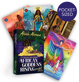 African Goddess Rising Pocket Oracle (A 44-Card Deck and Guidebook) by Abiola Abrams, 9781401973643