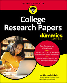 College Research Papers For Dummies by Joe Giampalmi, 9781394191109