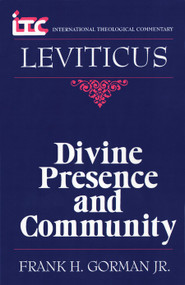 Leviticus (Divine Presence and Community) by Frank H. Gorman, 9780802801104
