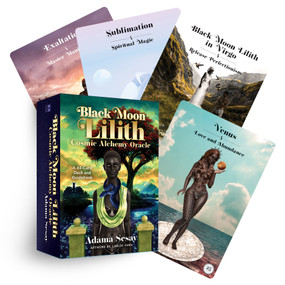 Black Moon Lilith Cosmic Alchemy Oracle (A 44-Card Deck and Guidebook) by Adama Sesay, 9781401970659