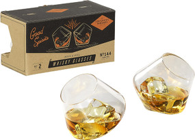 Rocking Whisky Glasses, Set of 2, 840214800498