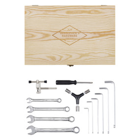Bicycle Tool Kit in Wooden Box, GEN292