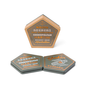 Cocktail Coasters, Set of 4, 840214804830
