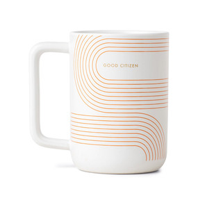 Ceramic Mug - Retro Lines, 12 oz, GCCM-1001