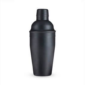 Ash: 18 ounce matte Black Cocktail Shaker by True by , TB7867
