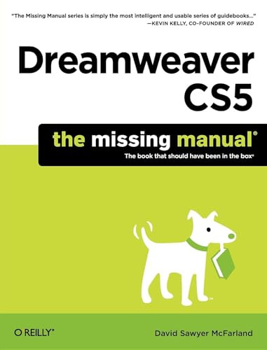 Dreamweaver CS5: The Missing Manual by David Sawyer McFarland, 9781449381813