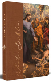 Biblia RVR 1960 letra grande, tamaño manual, tapa dura de tela Jesús sana / Spanish Bible RVR 1960 Handy Size Large Print Hardcover Cloth Jesus Heals by Reina Valera Revisada 1960, 9781644737750