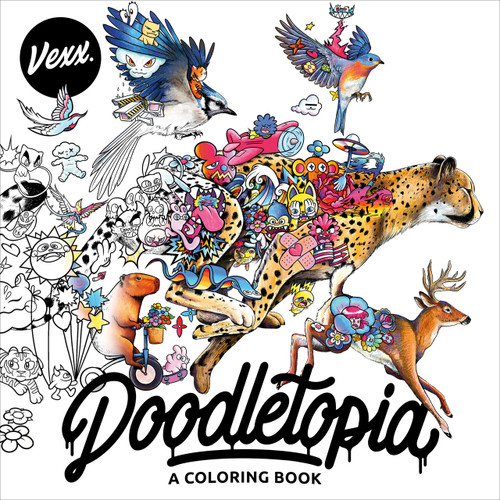 Doodletopia (A Coloring Book) by Vexx, 9780593713389