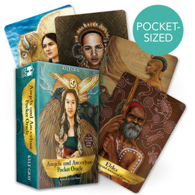 Angels and Ancestors Pocket Oracle Cards (A 55-Card Deck and Guidebook) by Kyle Gray, Lily Moses, 9781788179621