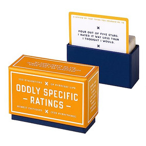 Oddly Specific Ratings by Brass Brass Monkey, Galison, 9780735379367