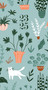 Houseplants Academic July 2023 - June 2025 3.5" x 6.5" 2-Year Pocket Planner by Willow Creek Press, 9781549238642
