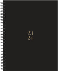 Black Academic 2023-24 8.5" x 11" Softcover Weekly Planner by Willow Creek Press, 9781549238307