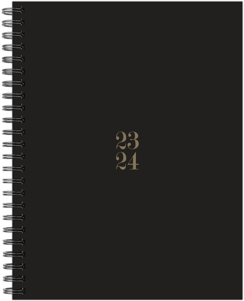Black Academic 2023-24 8.5" x 11" Softcover Weekly Planner by Willow Creek Press, 9781549238307