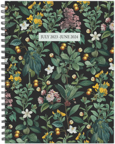 Botanical Nature Academic 2023-24 6.5" x 8.5" Softcover Weekly Planner by Willow Creek Press, 9781549238062