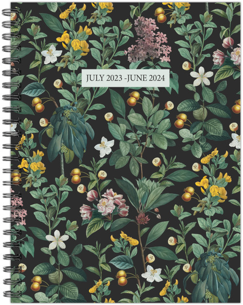 Botanical Nature Academic 2023-24 6.5" x 8.5" Softcover Weekly Planner by Willow Creek Press, 9781549238062