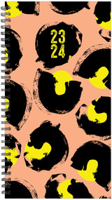 Peachy Chic 2023-24 Academic 3.5" x 6.5" Small Spiral Softcover Planner by Willow Creek Press, 9781549238291