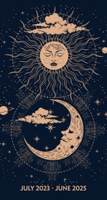 Celestial Soul Academic July 2023 - June 2025 3.5" x 6.5" 2-Year Pocket Planner by Willow Creek Press, 9781549238000