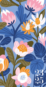 Blue Bloom Academic July 2023 - June 2025 3.5" x 6.5" 2-Year Pocket Planner by Willow Creek Press, 9781549237973