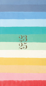 Brushstroke Stripe Academic July 2023 - June 2025 3.5" x 6.5" 2-Year Pocket Planner by Willow Creek Press, 9781549237997