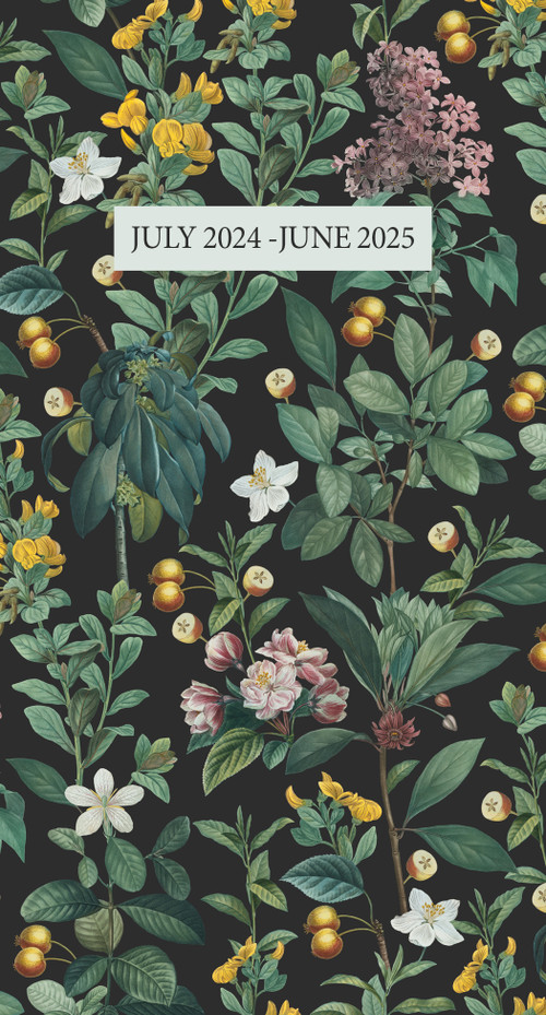 Botanical Nature Academic July 2023 - June 2025 3.5" x 6.5" 2-Year Pocket Planner by Willow Creek Press, 9781549237980