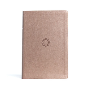 KJV Essential Teen Study Bible, Rose Gold LeatherTouch by Holman Bible Publishers, 9781087731094
