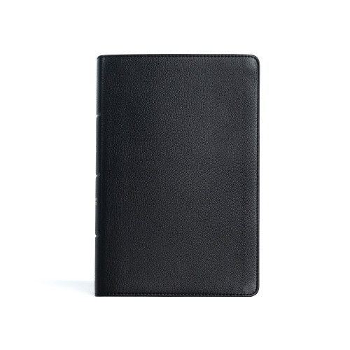 CSB Personal Size Giant Print Bible, Black Genuine Leather, Indexed by CSB Bibles by Holman, 9781430082477