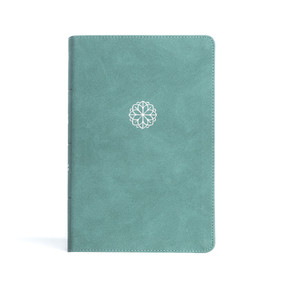 CSB Personal Size Giant Print Bible, Earthen Teal LeatherTouch by CSB Bibles by Holman, 9781430082507