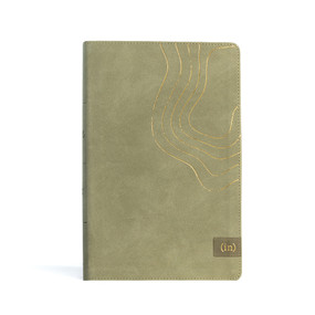 CSB (in)courage Devotional Bible, Sage LeatherTouch, Indexed by (in)courage, CSB Bibles by Holman, Denise J. Hughes, 9781430082545