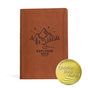 CSB Explorer Bible for Kids, Brown Mountains LeatherTouch, Indexed (Placing God's Word in the Middle of God's World) by CSB Bibles by Holman, 9781430082620