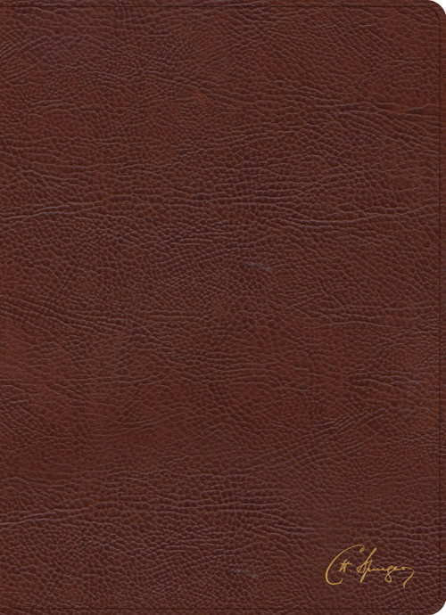 KJV Spurgeon Study Bible, Brown Bonded Leather by Alistair Begg, Holman Bible Publishers, 9781430082668