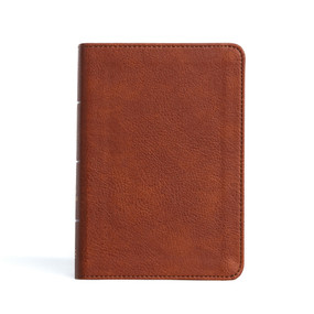 KJV Large Print Compact Reference Bible, Burnt Sienna LeatherTouch by Holman Bible Publishers, 9781430082675