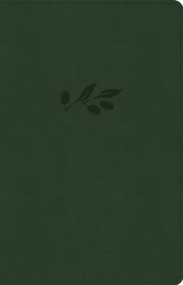 NASB Large Print Thinline Bible, Olive LeatherTouch by Holman Bible Publishers, 9781430086048