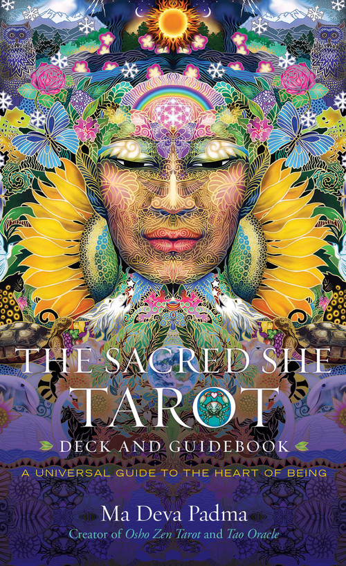 The Sacred She Tarot Deck and Guidebook (A Universal Guide to the Heart of Being) by Ma Deva Padma, 9781582708980