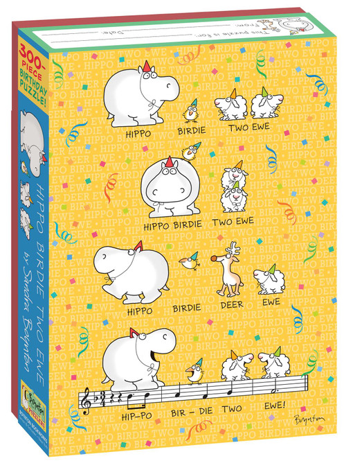 Hippo Birdie Two Ewe (300-Piece Birthday Puzzle!) by Sandra Boynton, Sandra Boynton, 9781665938518