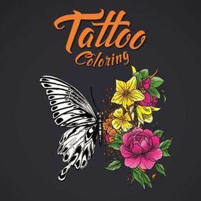 Tattoo Coloring (Adult Coloring Book) by IglooBooks, 9781803683898