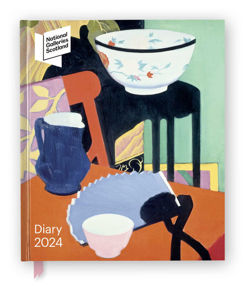 National Galleries Scotland 2024 Desk Diary - Week to View, Illustrated on every page by Flame Tree Studio, 9781804174913