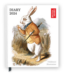 British Library: Children's Illustrators 2024 Desk Diary - Week to View, Illustrated on every page by Flame Tree Studio, 9781804174937