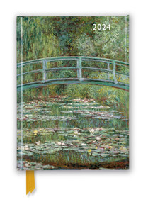 Claude Monet: Bridge over a Pond of Waterlilies 2024 Luxury Diary - Page to View with Notes by Flame Tree Studio, 9781804174968