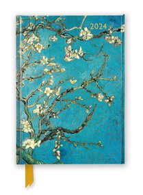 Vincent van Gogh: Almond Blossom 2024 Luxury Diary - Page to View with Notes by Flame Tree Studio, 9781804174975