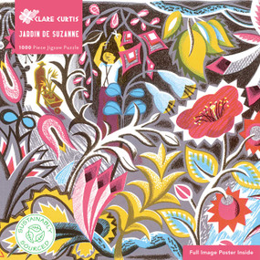 Adult Sustainable Jigsaw Puzzle Clare Curtis: Jardin de Suzanne (1000-pieces. Ethical, Sustainable, Earth-friendly) by Flame Tree Studio, 9781804176764