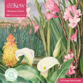 Adult Sustainable Jigsaw Puzzle Kew Gardens: Marianne North: Beauties of the Swamps at Tulbagh (1000-pieces. Ethical, Sustainable, Earth-friendly) by Flame Tree Studio, 9781804176771
