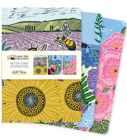 Kate Heiss Set of 3 Midi Notebooks by Flame Tree Studio, 9781804176795