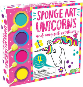 Sponge Art Unicorns and Magical Creatures (With 4 Sponge Tools and 4 Jars of Paint) by IglooBooks, Jake McDonald, Sykes Richard, 9781837715275
