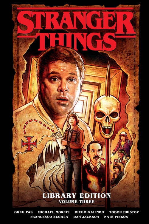 Stranger Things Library Edition Volume 3 (Graphic Novel) by Greg Pak, Michael Moreci, Chris Roberson, Diego Galindo, 9781506737027